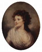 Portrat der Charlotte Sophie Mannteufel, Oval
